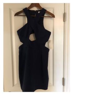 Tobi Navy Crisscross Dress